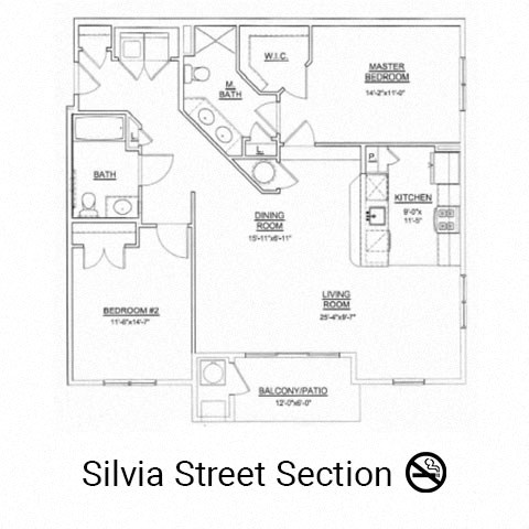 Thomas Edison Floor Plan at Heritage Court, Ewing